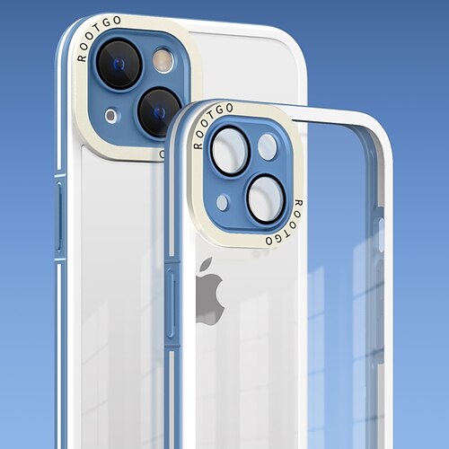 

Phone Case For Apple Back Cover iPhone 13 Pro Max 12 11 SE 2022 X XR XS Max 8 7 Shockproof Dustproof Four Corners Drop Resistance Solid Colored TPU