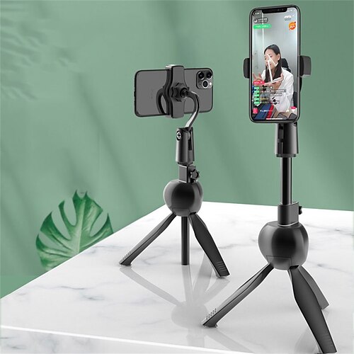 

Phone Tripod Portable Foldable Adjustable Phone Holder for Desk Selfies / Vlogging / Live Streaming Office Compatible with All Mobile Phone Phone Accessory