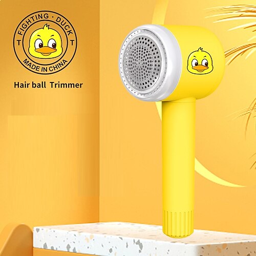 

Little Yellow Duck Two-In-One Hair Ball Trimmer Usb Rechargeable Shaver To Go Ball Does Not Hurt Clothes Shaving Sticky Hair