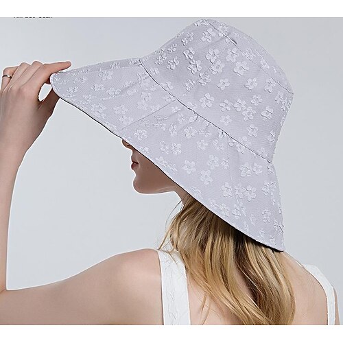 

Women's Sun Hat Fishing Hat Hiking Hat Boonie hat Wide Brim Summer Outdoor UV Sun Protection Sunscreen UV Protection Breathable Hat turmeric Back Blue for Fishing Climbing Running / Quick Dry