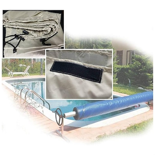 

Swimming Pool Scroll Cover,Patio Furniture Covers for Winter Protection,Dustproof Waterproof Oxford Sunscreen&Cold Proof Heavy Duty Outdoor Garden Covers