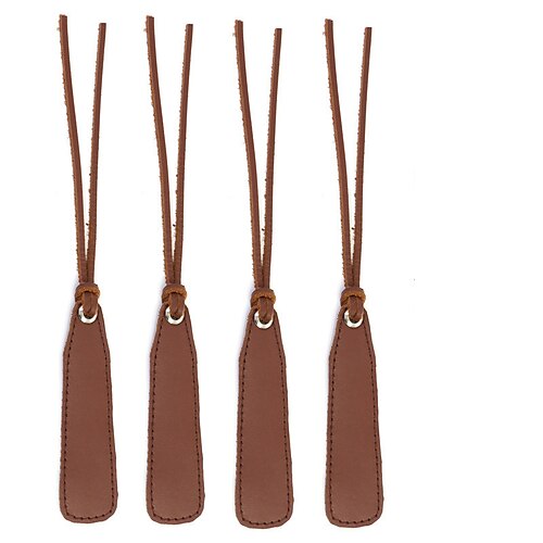 

4 pcs PU Leather Bookmark Geometrical 3D Stereo Pagination Mark PU Retro Funny Bookmark for Student Men Teens 2031 inch