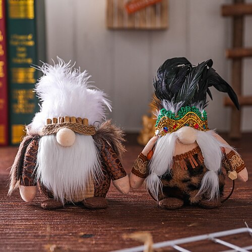 

Mauritius Chief Exquisite Rudolph Doll Faceless Doll Children's Gift Ornament