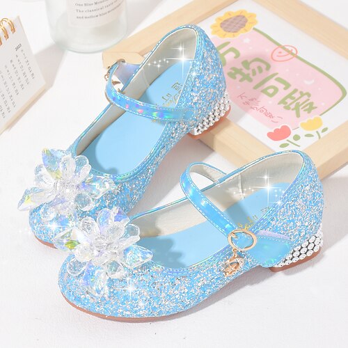 

Girls' Heels Dress Shoes Flower Girl Shoes Princess Shoes School Shoes Leather PU Portable Breathability Non-slipping Princess Shoes Big Kids(7years ) Little Kids(4-7ys) Gift Daily Walking Shoes