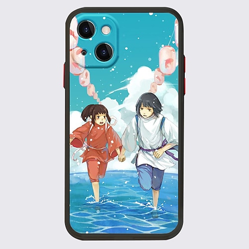 

Spirited Away Anime Phone Case For Apple iPhone 13 Pro Max 12 11 SE 2022 X XR XS Max 8 7 Unique Design Protective Case Shockproof Dustproof Transparent Back Cover TPU