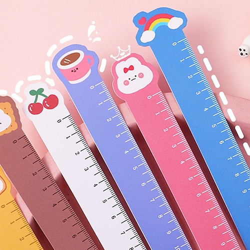 

50 pcs Plastic Bookmark Animal Pagination Mark Plastic Cartoon Cute Funny Bookmark for Student 15.23 inch