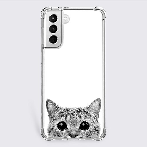 

Cat Phone Case For Samsung Galaxy A73 A53 A33 S22 Ultra Plus S21 FE S20 A72 A52 A42 Unique Design Protective Case Shockproof Dustproof Transparent Back Cover TPU