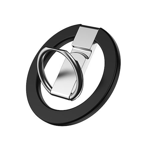 

Phone Ring Holder Portable Magnetic Lightweight Phone Holder for Desk Selfies / Vlogging / Live Streaming Compatible with Tablet All Mobile Phone Phone Accessory