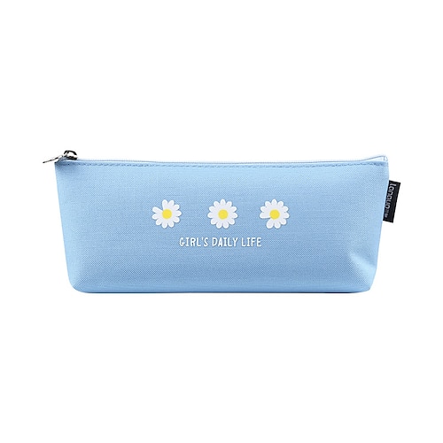 

PencilCasePenPouchMarkerBag Slim Lightweight With Zipper Nylon for School Office Student