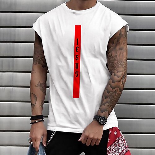 

Men's Unisex T shirt Hot Stamping Graphic Prints Letter Crew Neck Street Daily Print Cap Sleeve Tops Casual Designer Big and Tall Sports White / Summer