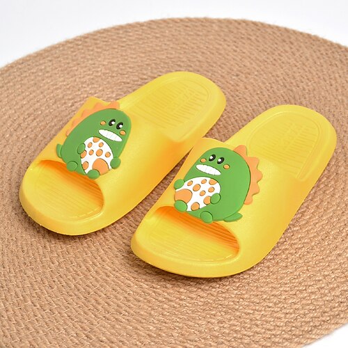 

Boys Girls' Sandals Casual Daily Beach PVC Fast Dry Non-slipping Slippers Little Kids(4-7ys) Casual Daily Beach Indoor Yellow Summer