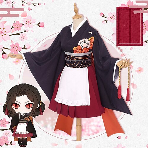 

Inspired by Demon Slayer: Kimetsu no Yaiba Kibutsuji Muzan Anime Cosplay Costumes Japanese Cosplay Suits Kimono Coat For Women's