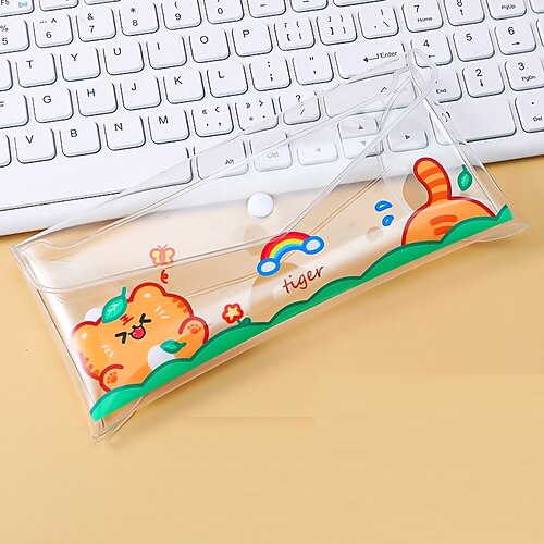 

PencilCasePenPouchMarkerBag Waterproof Cartoon Creative PVC for School Student Kids