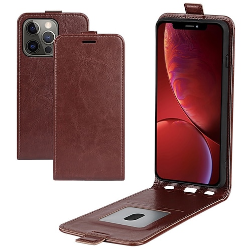 

Phone Case For Apple Full Body Case iPhone 13 Pro Max 12 11 SE 2022 X XR XS Max 8 7 Card Holder Shockproof Dustproof Solid Colored PU Leather