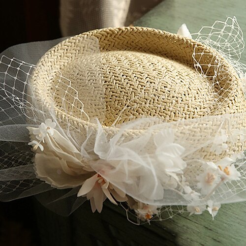 

Women's Elegant Evening Party Flower Headwear