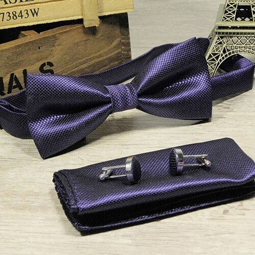 

Men's Work / Wedding / Gentleman Bow Tie - Solid Colored