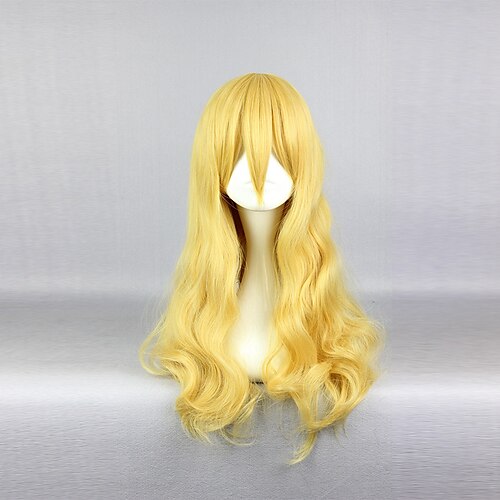 

Cosplay Cosplay Cosplay Wigs Women's Side bangs 60 inch Heat Resistant Fiber Dry Yellow Adults' Anime Wig