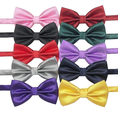 

Men's Ties Bow Tie Bow Tie Gift Box Work Wedding Gentleman Solid Colored Formal Party Evening