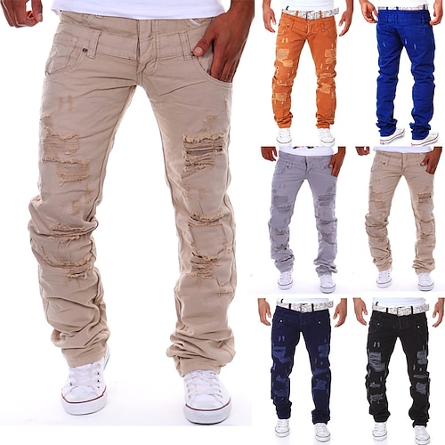

Men's Sweatpants Joggers Solid Colored Sport Athleisure Bottoms Breathable Quick Dry Moisture Wicking Soft Fitness Gym Workout Running Jogging Exercise Athletic Activewear / Winter / Micro-elastic