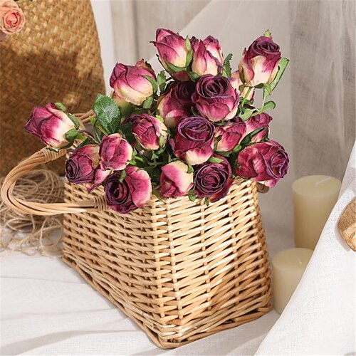 

7Heads Artificial Flower Fabric Modern Contemporary Tabletop Flower 1