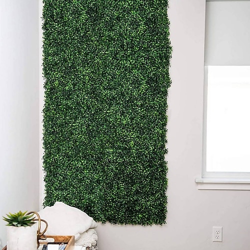 

Artificial Plants Plastic Modern Contemporary Rectangle Wall Flower Rectangle 1pc 40X60CM/16X24""
