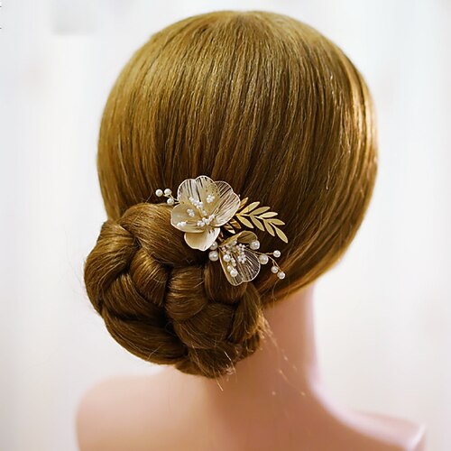 

Headdress Hair Clip Hair Tool Imitation Pearl Alloy Wedding Party / Evening Retro With Faux Pearl Headpiece Headwear