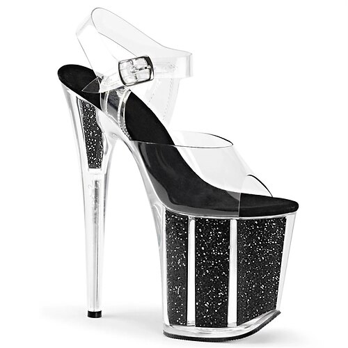 

Mujer Sandalias Fiesta Playa Hebilla Tacones cerrados Dedo redondo Punta abierta Cuero PU Mocasín Color sólido Almendra Marrón Claro Negro