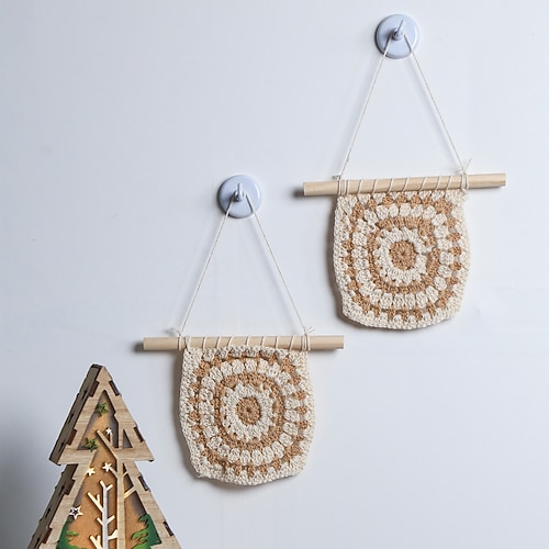 

Hand Woven Bohemian Style Creative Hanging Cloth Tapestry Home Wall Decorations