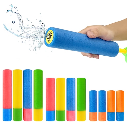 

Water Blaster, 12 Pcs Foam Squirt Guns for Boy and girls, 35 ft Range Pool Water Squirter, Foam Water Gun Shooter for Summer Swimming Pool Beach