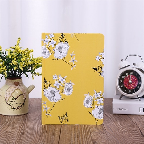 

Lined Notebook Lined A5 5.8×8.3 Inch Cartoon Aesthetic Cute PU Hardcover Random Pattern 120 Pages Notebook for School Student Women