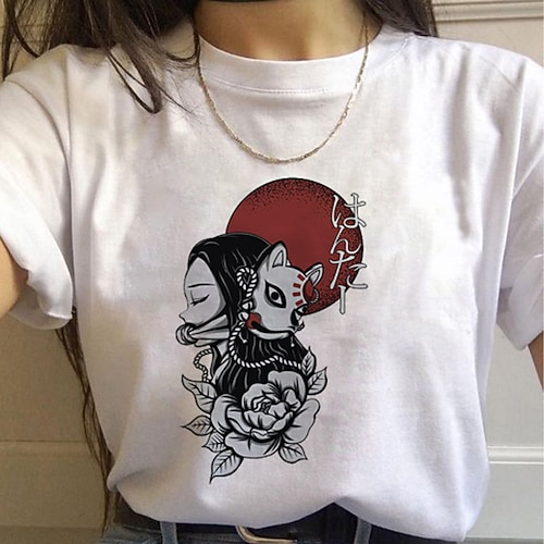 

Inspired by Demon Slayer: Kimetsu no Yaiba Kochou Shinobu T-shirt Anime 100% Polyester Anime Harajuku Graphic Kawaii T-shirt For Men's / Women's / Couple's
