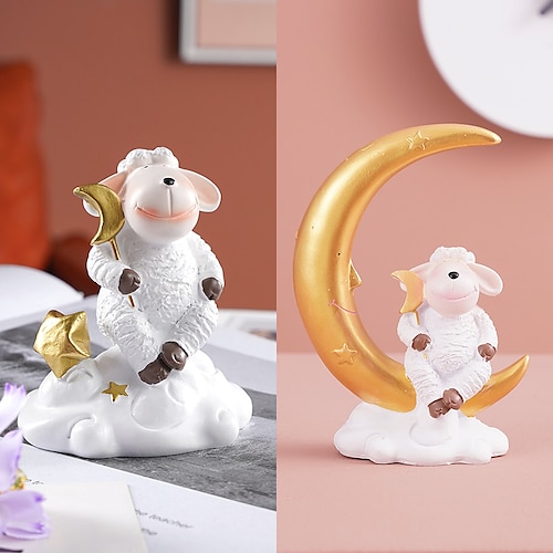 

Eid al-Adha Lamb Decoration Objects Resin Modern Contemporary for Home Decoration Gifts 1pc