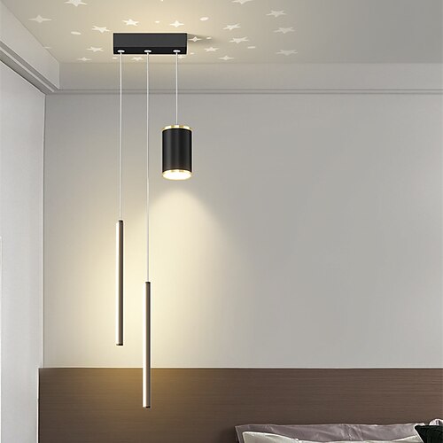 

Lampadario a led 90 cm proiettore luce stella luna lampada da comodino in metallo lampadario da camera creativo di design