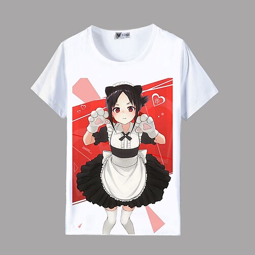 

Inspired by Kaguya-sama: Love is War Shinomiya Kaguya Cosplay Costume T-shirt 100% Polyester Pattern Harajuku Graphic Kawaii T-shirt For Men's / Women's / Couple's