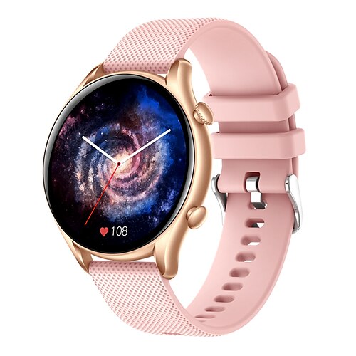 

HW60 Smart Watch 1.32 inch Smartwatch Fitness Running Watch Bluetooth Pedometer Call Reminder Activity Tracker Compatible with Android iOS Women Men Waterproof Long Standby Hands-Free Calls IP 67