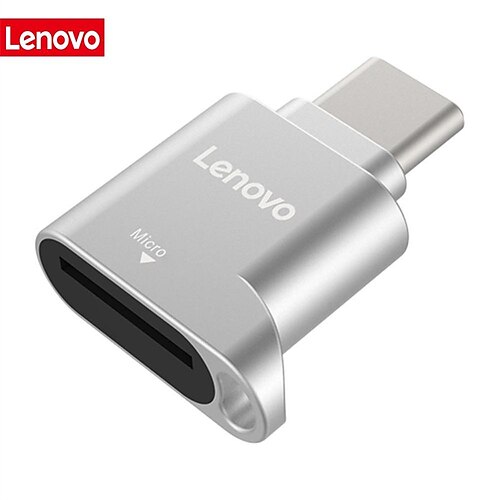 

lenovo d201 usb type c lecteur de carte 480mbps 512gb usb-c tf micro sd otg adaptateur type-c tf lecteur de carte mémoire pour c port téléphone portable