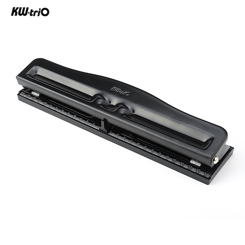

Kw-Trio 3 Perforator Handheld Metalen Perforator 10 Vel Capaciteit 7Mm Diafragma Papier Punch Voor A4 a5 A7 A6 B5 Plakboek