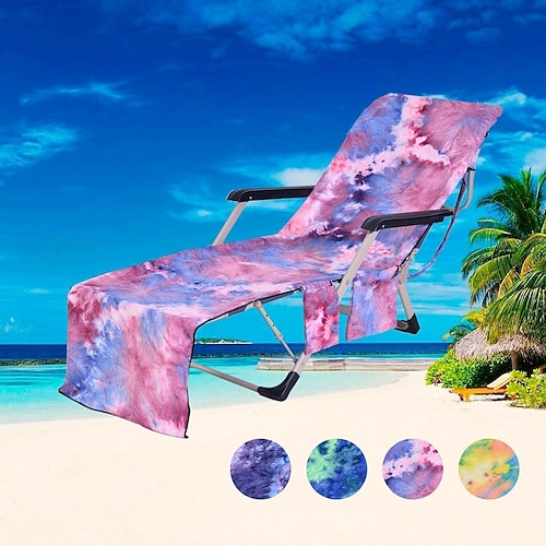 

Lounge Chair Slipcover Super Soft Thin Recliner Liner Cover Absorbent Breathable Clean Chaise Lounge Cover For Beach Chair Comfortable Sunbathing