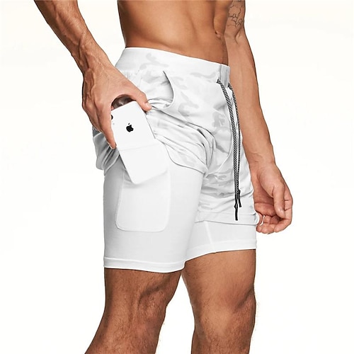 

Men's Swim Shorts Swim Trunks Quick Dry Lightweight Board Shorts Bathing Suit Compression Liner Drawstring with Pockets Swimming Surfing Beach Water Sports Solid Colored Summer