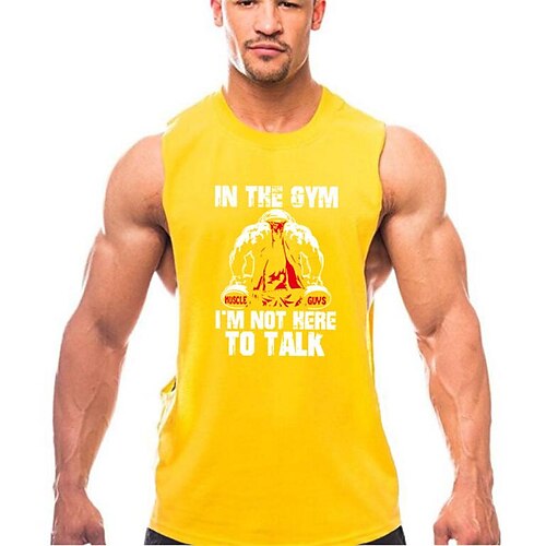 

spot cartoon saiyan side digging sexy vest men's bodybuilding fitness sports training men sleeveless
