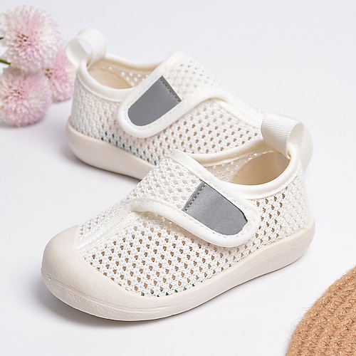 

Boys Girls' Sneakers Sports & Outdoors Casual School Shoes Daily Knit Mesh Breathability Little Kids(4-7ys) Casual Daily Outdoor Exercise Running Shoes White Black Gray Spring Summer