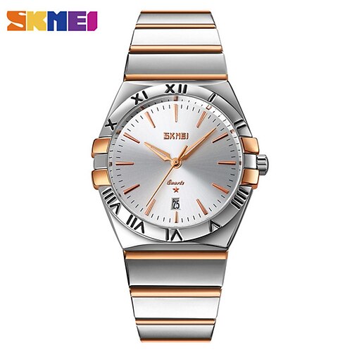 

SKMEI Quartz Watch for Men Analog Quartz Stylish Stylish Casual Waterproof Calendar Alloy Alloy Fashion