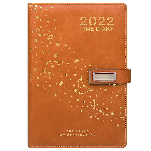 

2023 Daily Weekly Monthly Planner A5 5.8×8.3 Inch Classic PU Hardcover Agenda Monthly Tabs Planner 400 Pages for School Office Business