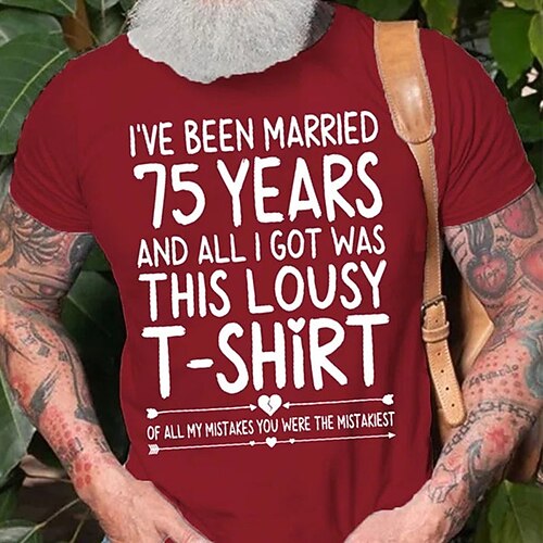 

Men's T shirt Hot Stamping Graphic Letter Crew Neck Street Casual Print Short Sleeve Tops Basic Fashion Classic Comfortable White Black Dark Gray