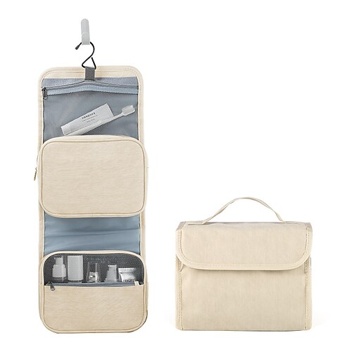 

Travel Storage Bag Waterproof Pu Leather Cosmetic Bag Storage Bag Folding Large-capacity Wash Bag