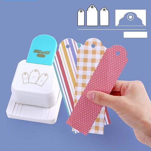 

KW-triO 3 In 1 Paper Puncher Tag Punch Corner Cutter Photographs Punching Machine for DIY Scrapbook Bookmarks Greeting Cards