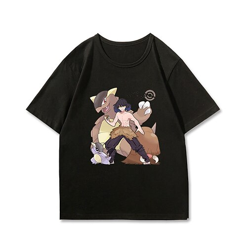 

Inspired by Demon Slayer: Kimetsu no Yaiba Inosuke Hashibira T-shirt Anime 100% Polyester Anime Harajuku Graphic Kawaii T-shirt For Men's / Women's / Couple's