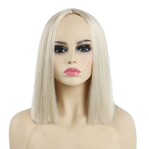 

Bob Wig Short Wig Brown 10 Natural Women's Hair Wigs With Bangs for White women Girls Pixie Cosplay Synthetic Daily Wig Black Women Party Much Colors