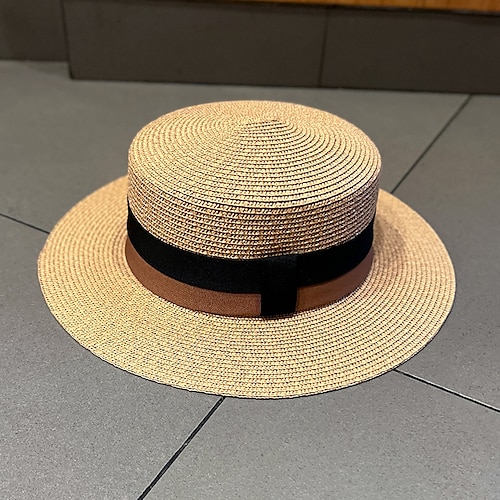 

Classic Style Fashion Flax Hats with Split Joint 1 PC Holiday / Horse Race Headpiece