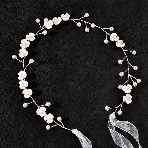 

Headbands Headdress Headpiece Alloy Wedding Special Occasion Wedding With Imitation Pearl Headpiece Headwear